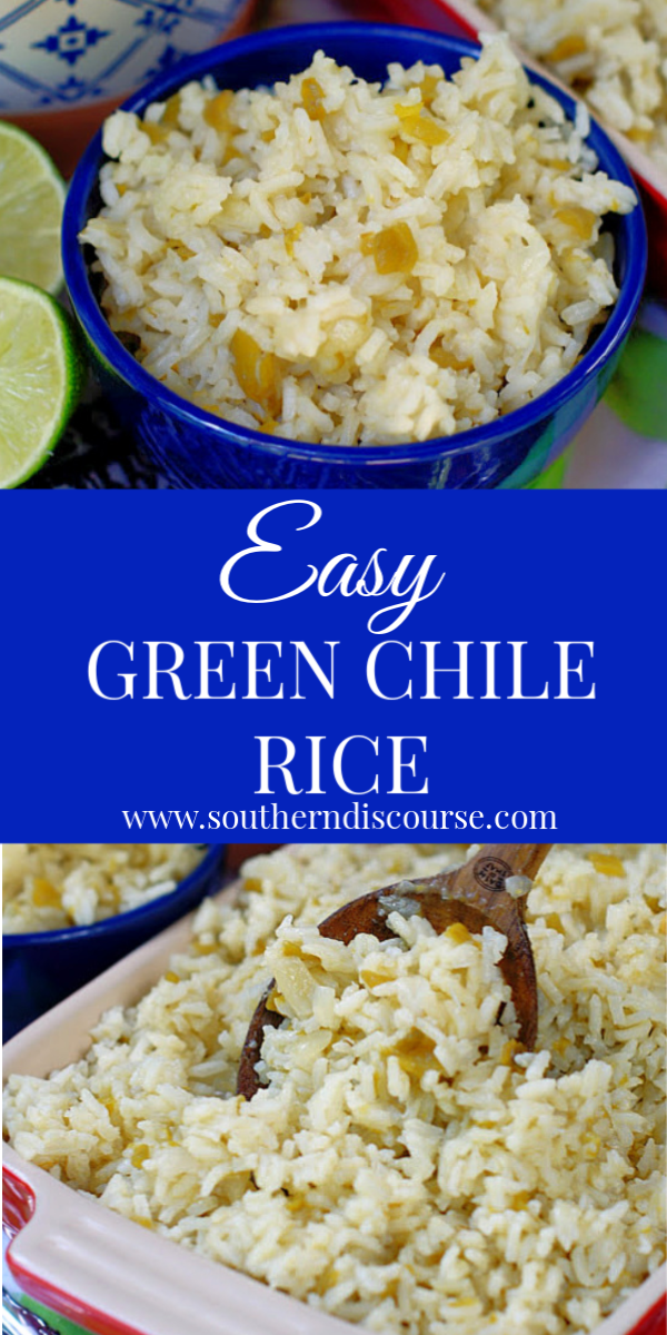 Easy Green Chile Rice a southern discourse