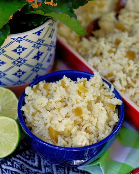 Easy Green Chile Rice Southern Discourse