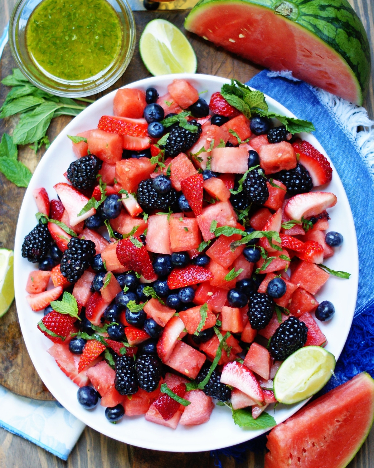 Berry Watermelon Fruit Salad Southern Discourse
