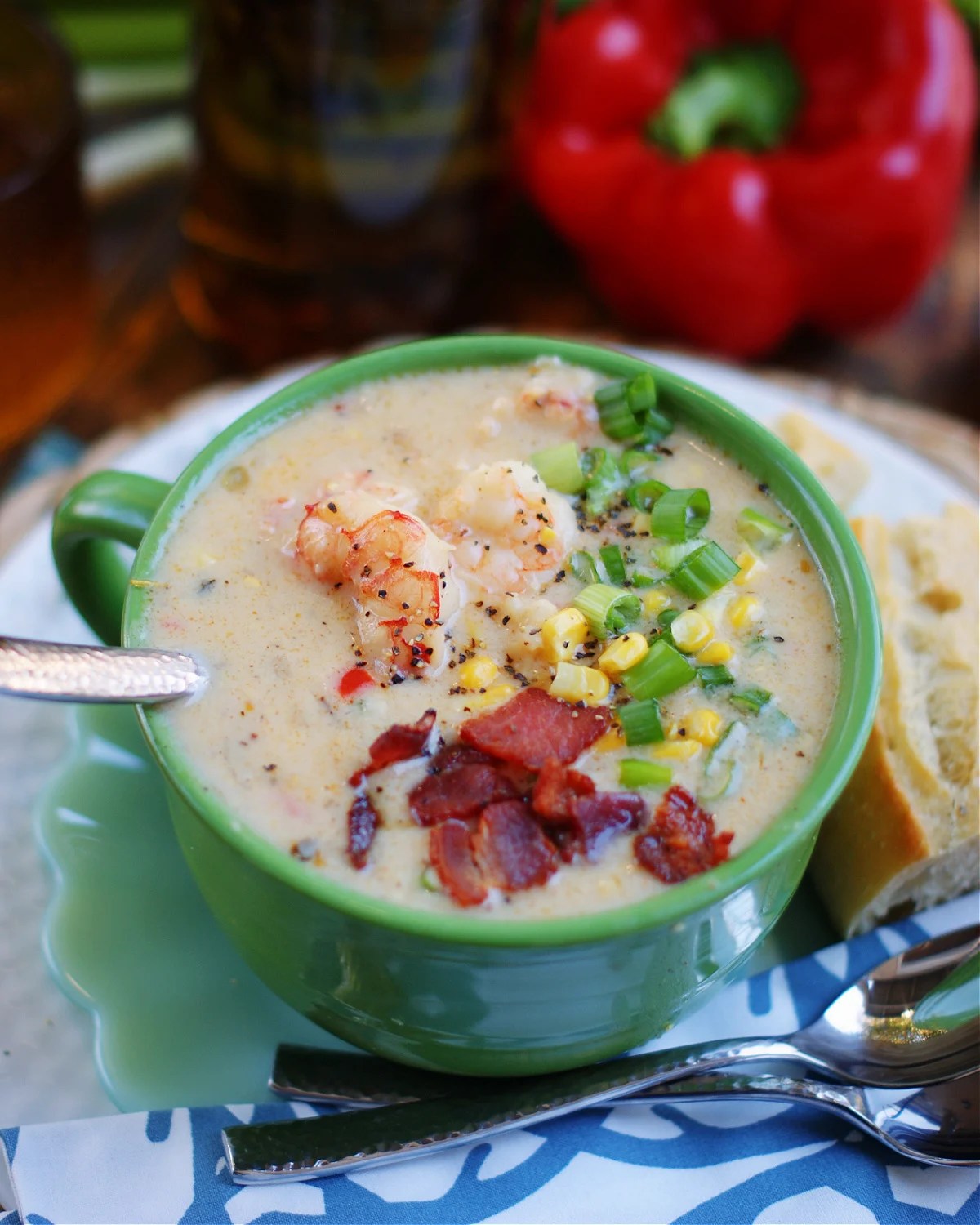 Louisiana Shrimp & Corn Chowder Southern Discourse