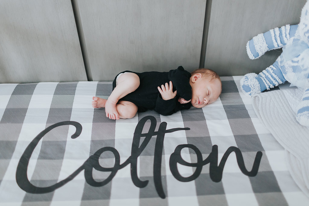 Nursery Tour and Newborn lifestyle photoshoot Southern Laced Lynn