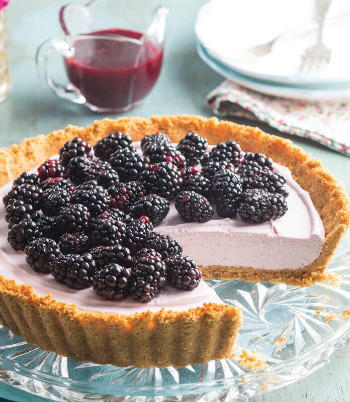 Blackberries & Cream Pie Southern Lady Magazine