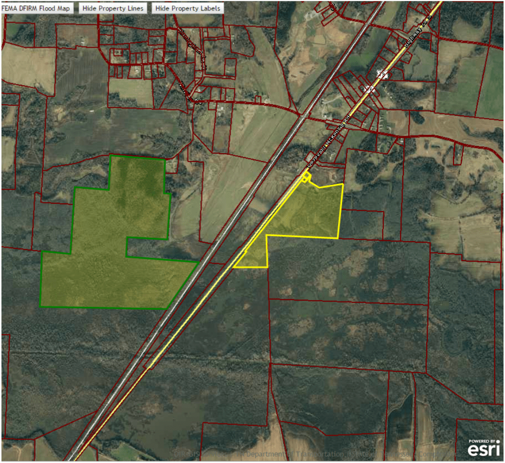 54 +/ Acres, Carroll County, Tennessee Southern Land Company