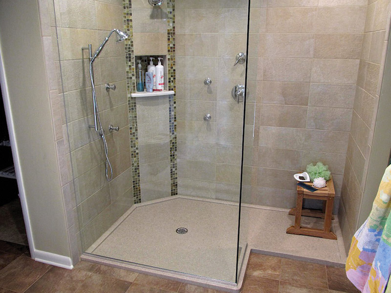 Onyx Showers Southern Materials Bathroom Remodel