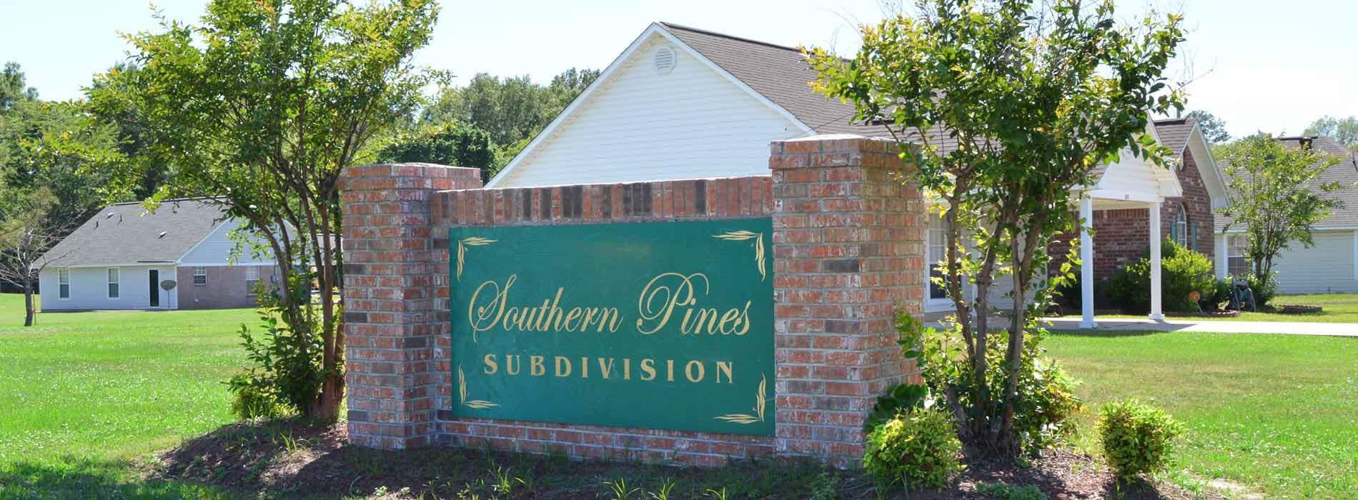 Southern Pines Subdivision Monroe, LA (318) 3223105