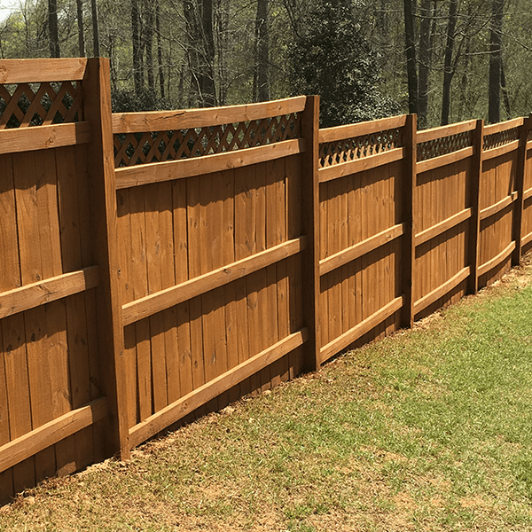 Stained Fences Southern Pride Stain