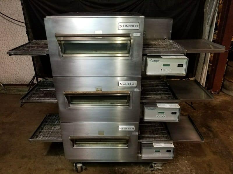 Lincoln Impinger 1100 Series Triple Stack Pizza Electric Conveyor Ovens