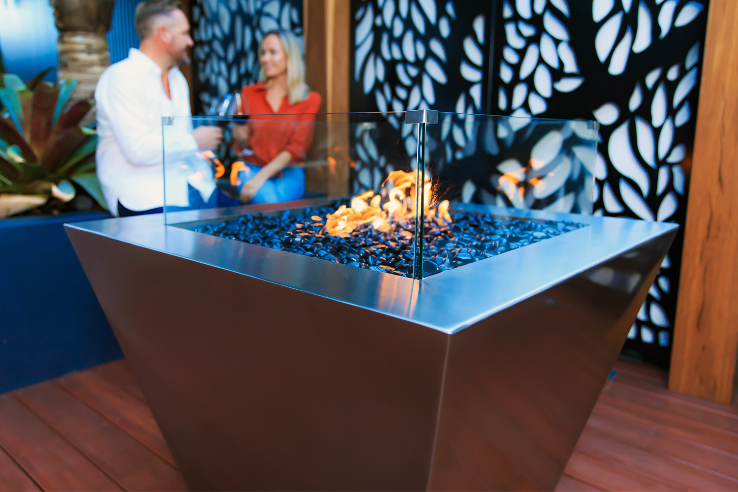 Outdoor gas fire pits Australia Southern Stainless