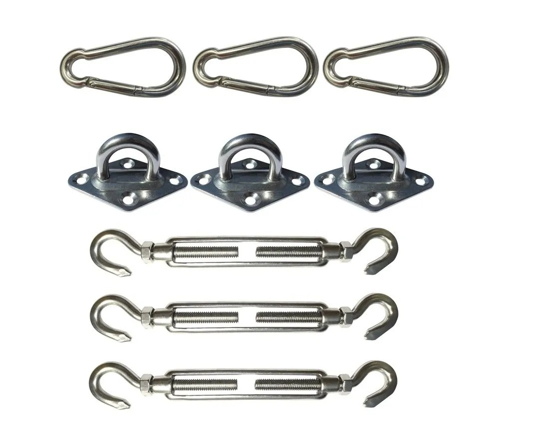 Self Install Shade Sail Kit No. 7 Southern Tarps