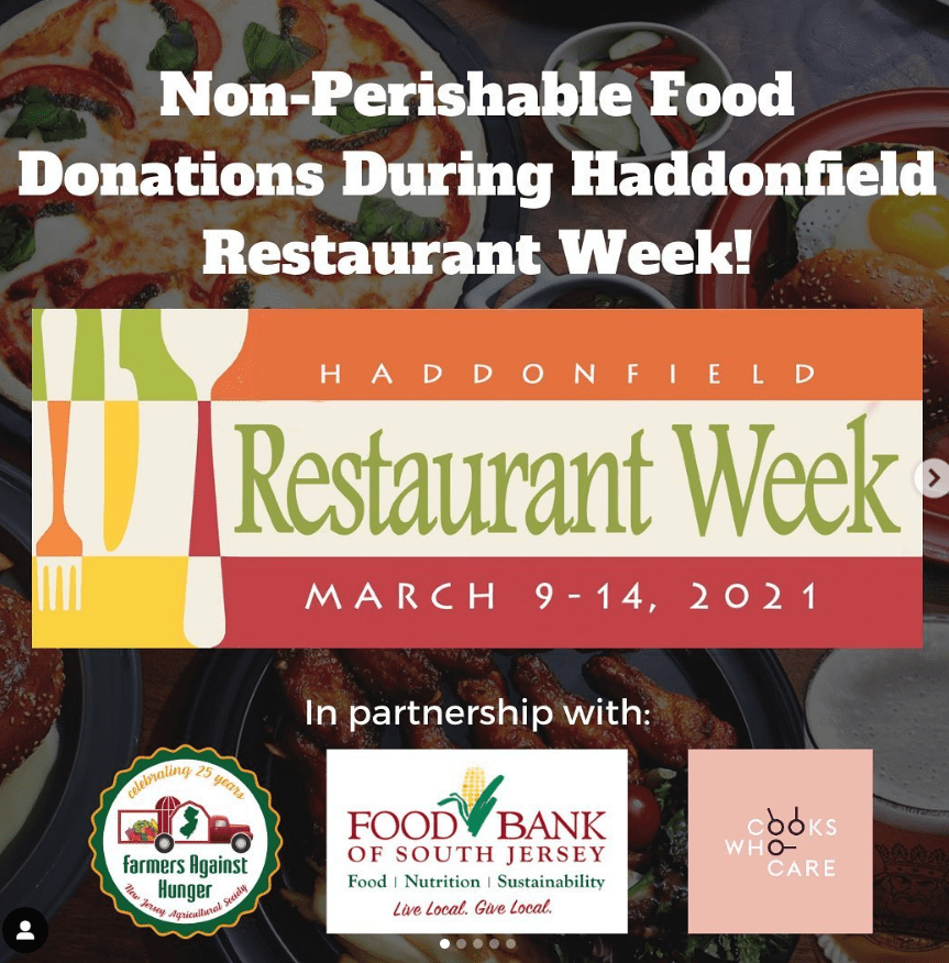 Haddonfield Restaurant Week with a “Share the Love” Twist South