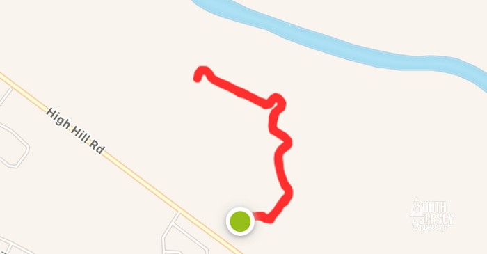 Tranquility Park Field Map Tranquility Trails Woolwich Township, NJ South Jersey Trails