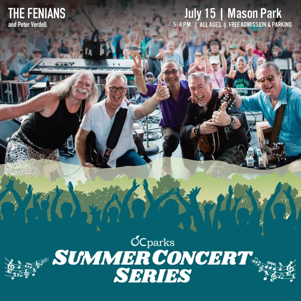 Orange County Parks Free Summer Concerts in Irvine Thursday July 15