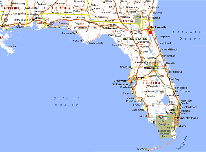 Map Of West Side Of Florida 2024 Schedule 1