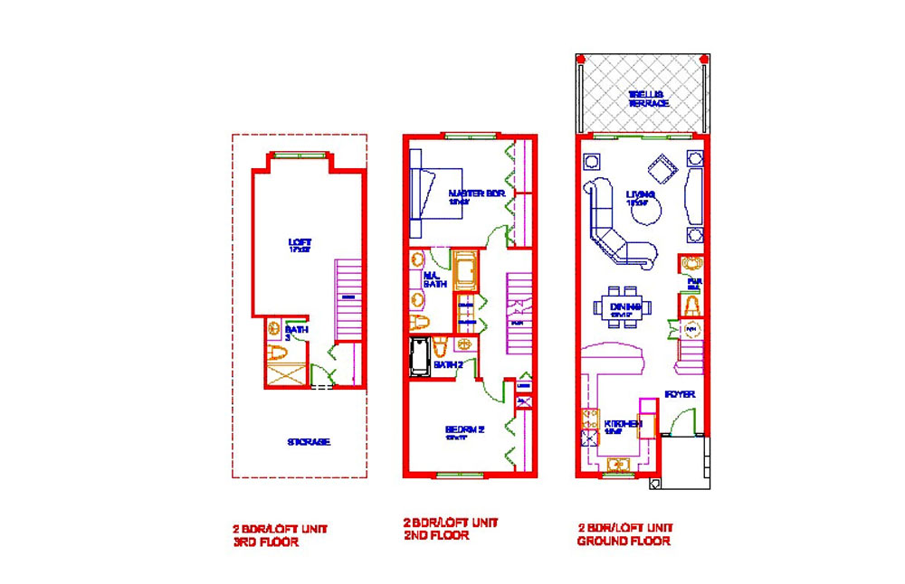 Unit Floor Plan Southview Villas Phase III