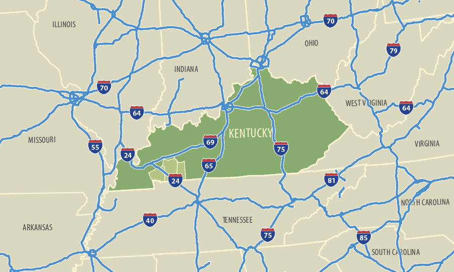Map Of Southern Kentucky Regional Interactive Map South Western Kentucky Economic Development