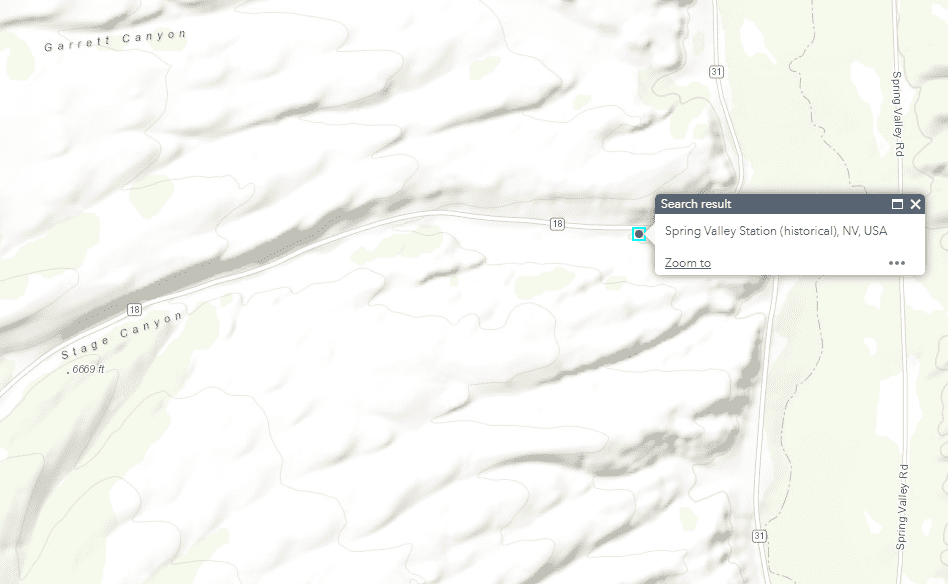 Spring Valley Station Nevada Southwest Explorers