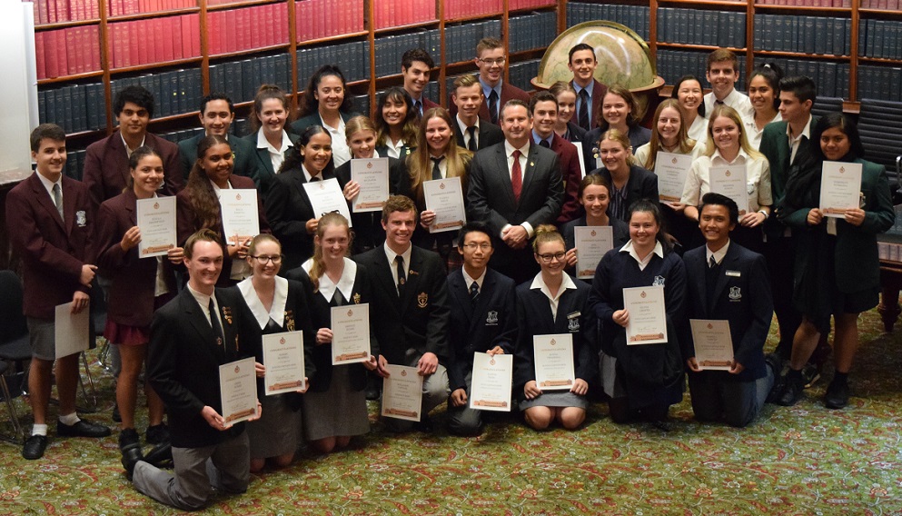 Student leaderselect get taste of life at the top