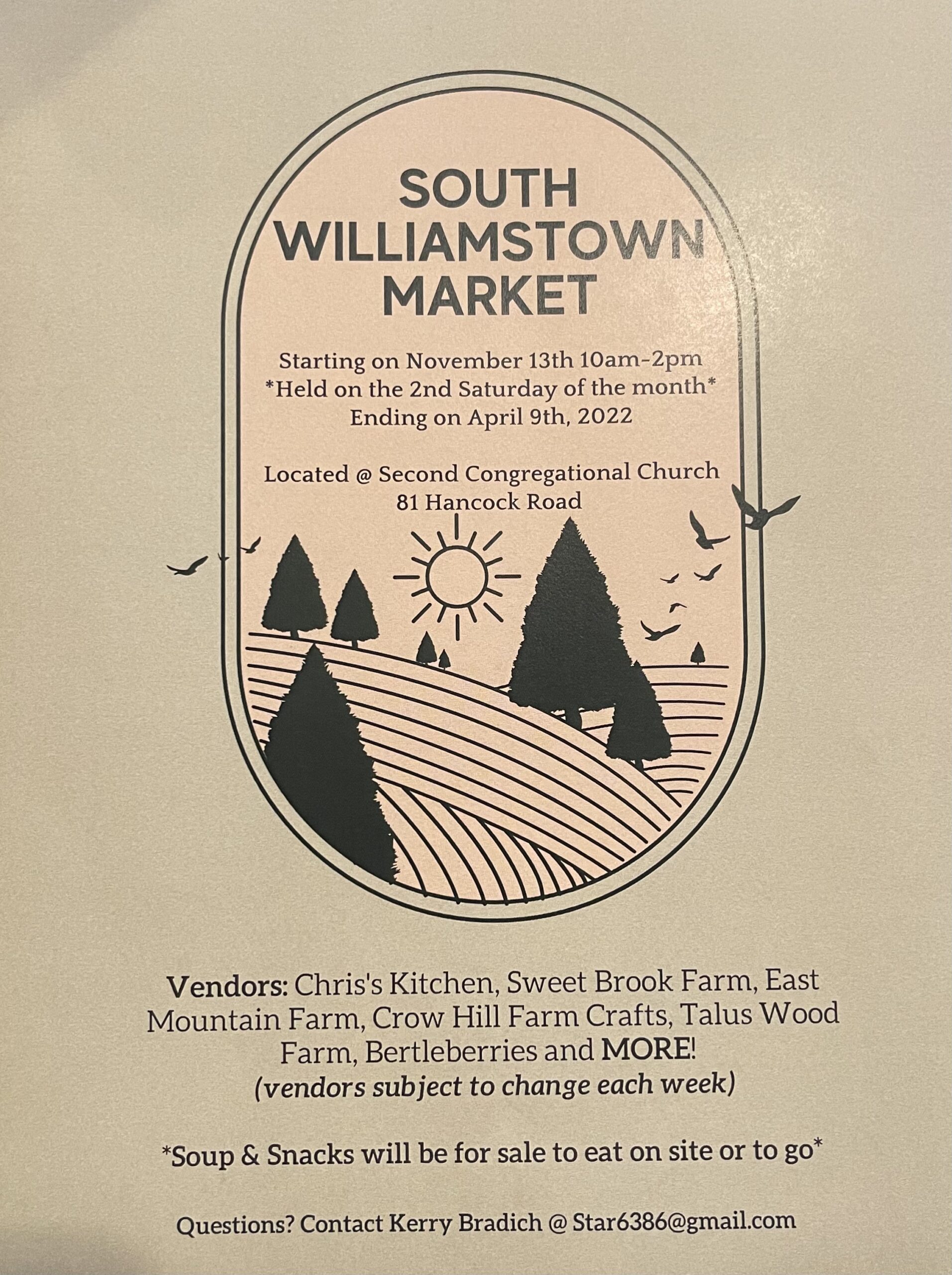 SOUTH WILLIAMSTOWN MARKET THIS SATURDAY South Williamstown Community