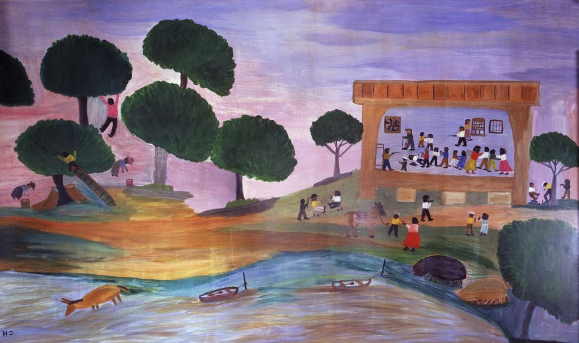 Portfolio Clementine Hunter African House Murals South Writ Large