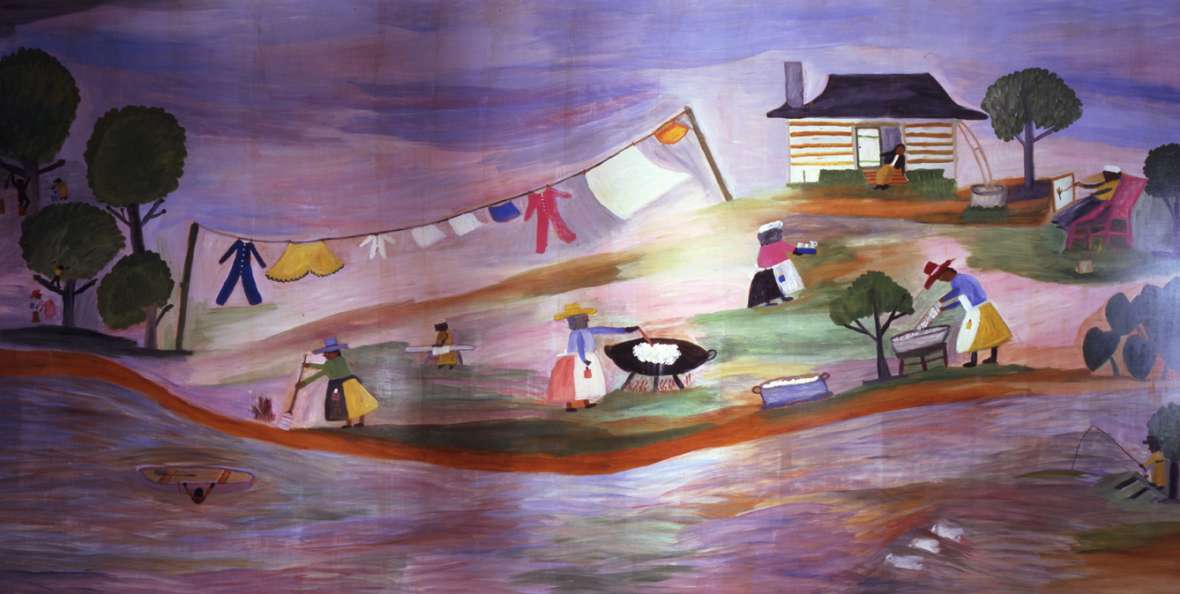 Portfolio Clementine Hunter African House Murals South Writ Large