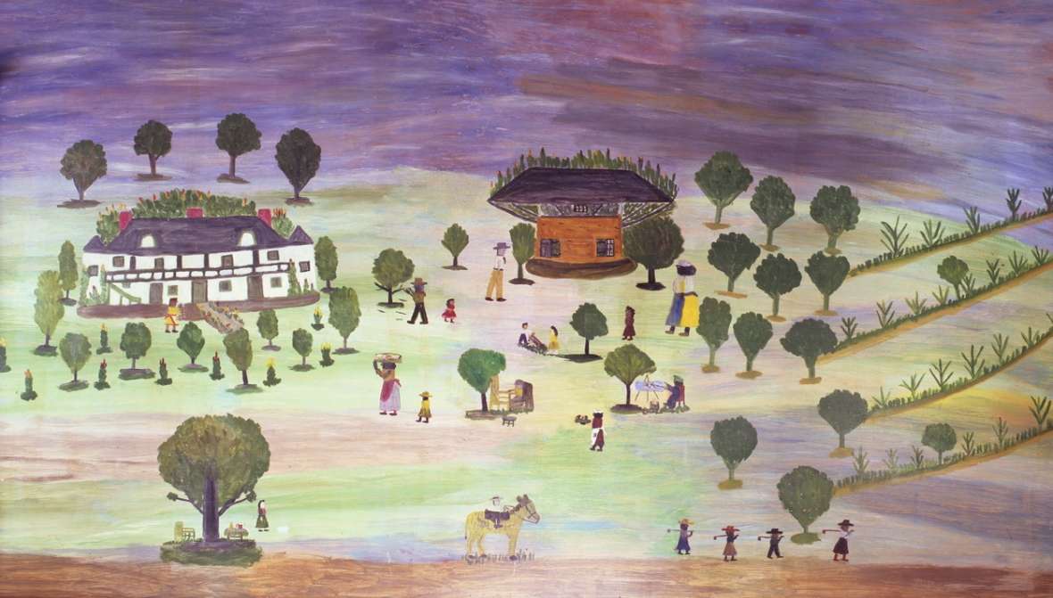 Portfolio Clementine Hunter African House Murals South Writ Large