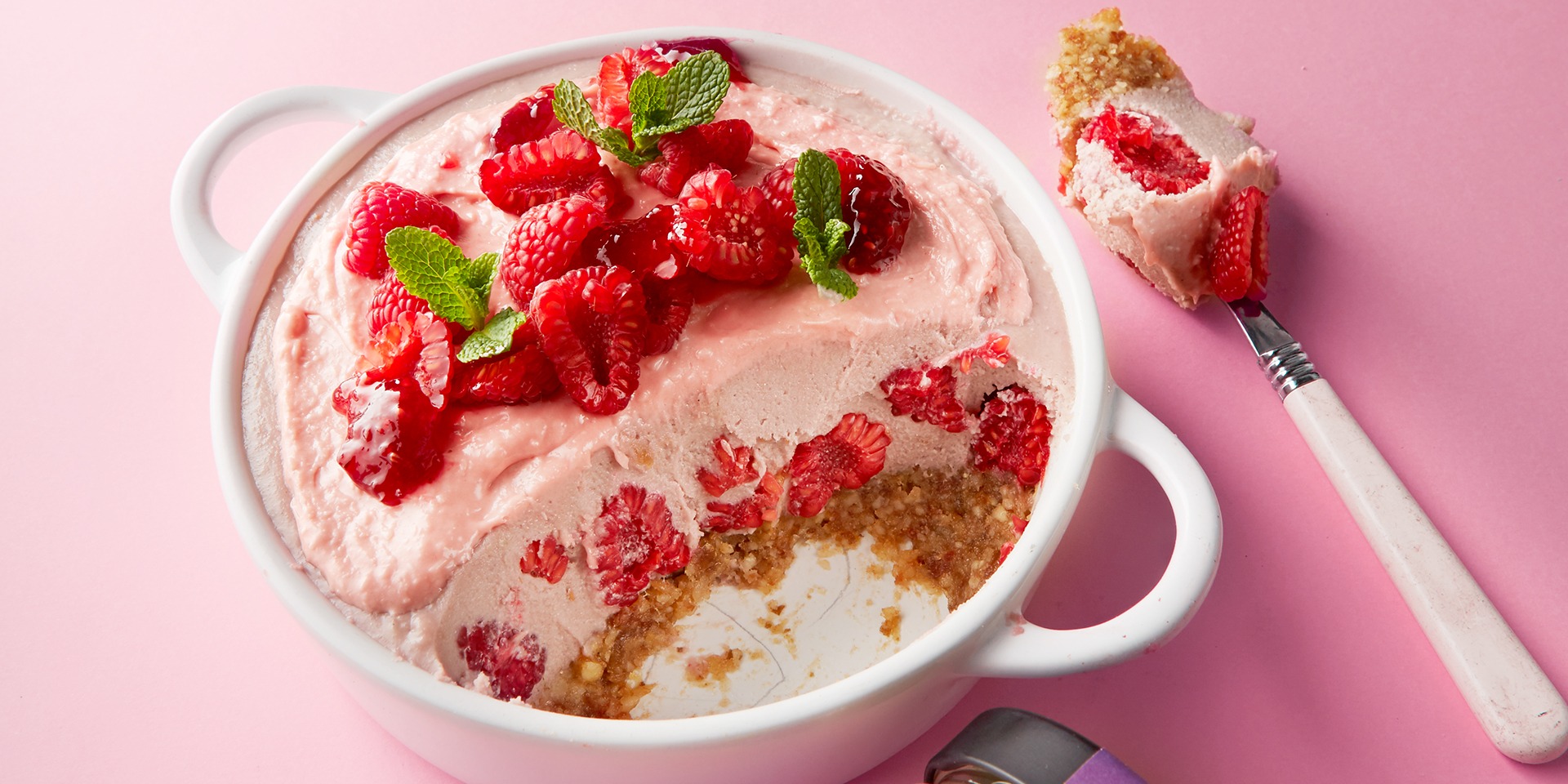 Pink Cheesecake So Vegan So Fine