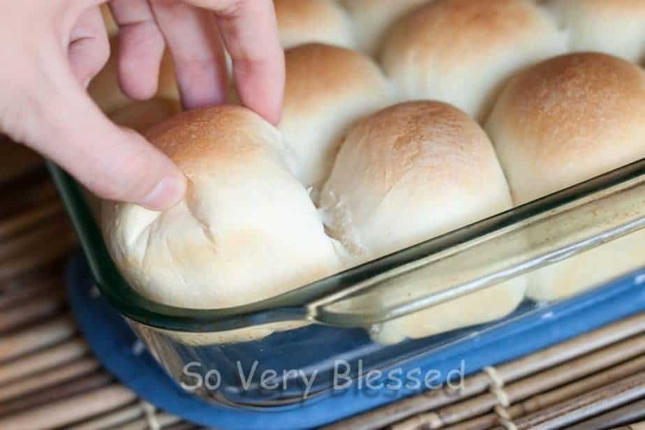 Fluffy Bread Machine Rolls