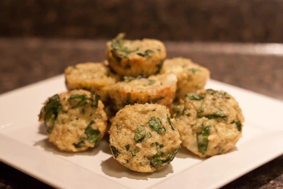 Spinach Parmesan Quinoa Bites Recipe