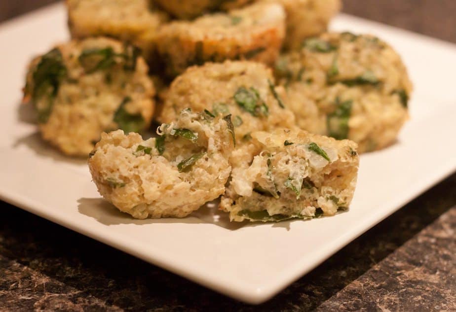 Spinach Parmesan Quinoa Bites Recipe