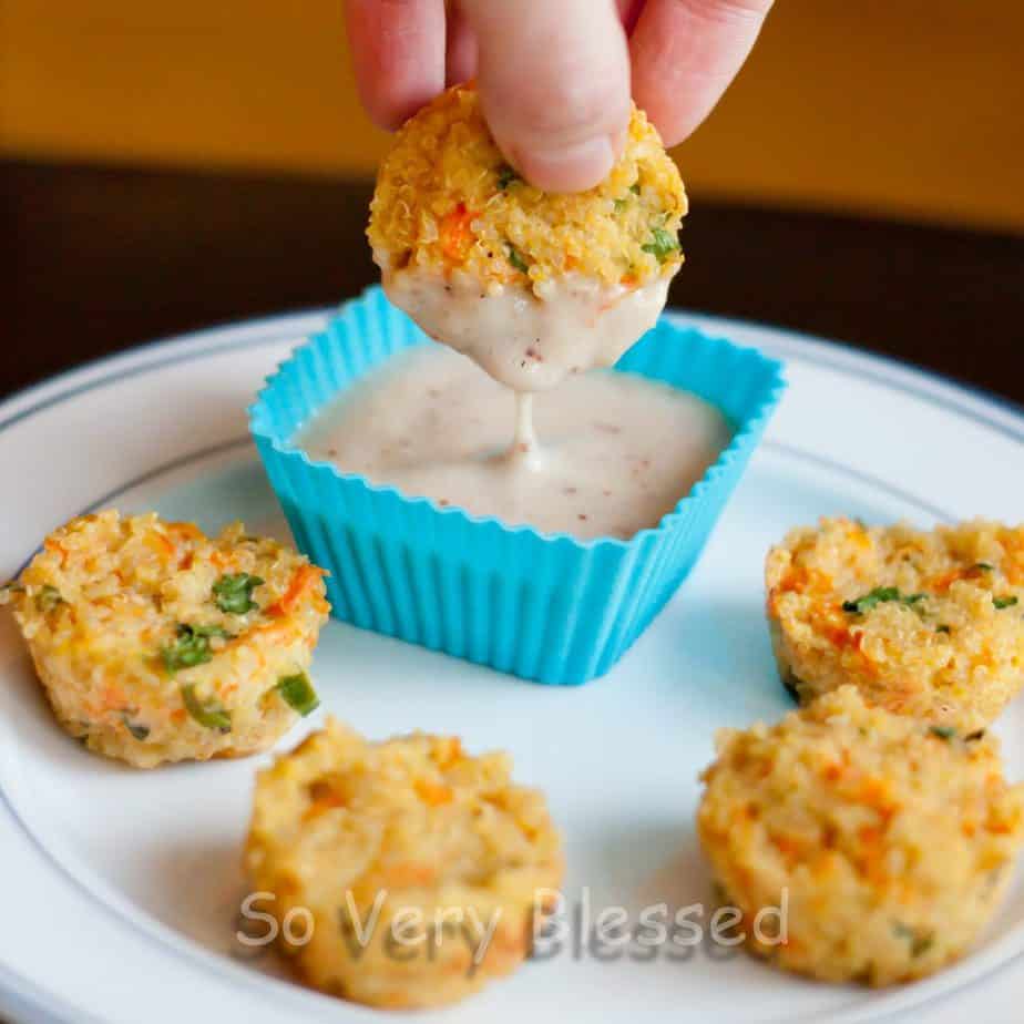 Cheesy Quinoa Bites Recipe Healthy Snack for Kids, Make Ahead Freezer