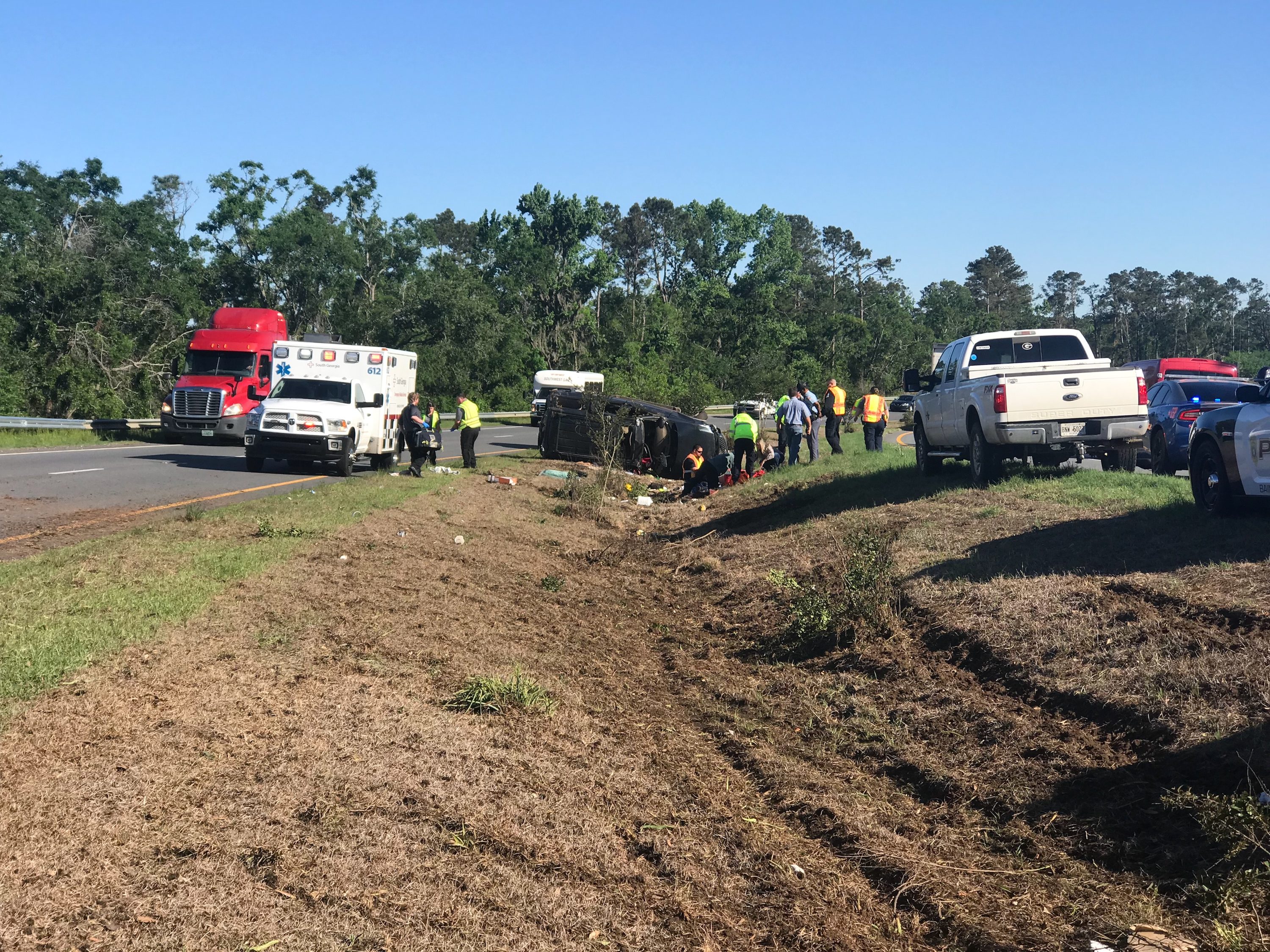 BPS One Vehicle Accident on Bainbridge Bypass Sowegalive