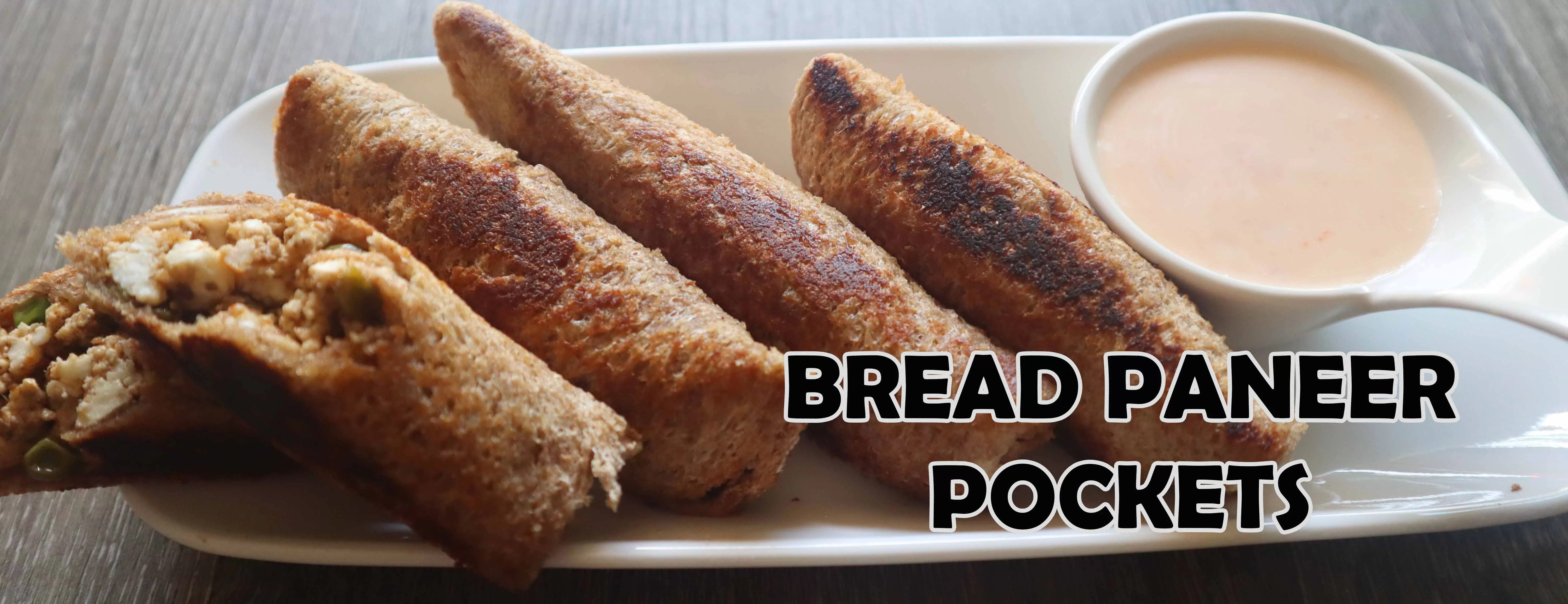 Bread Paneer Pocket Bread Recipe Sowji's Kitchen
