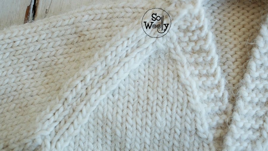 How to knit a Baby VNeck Raglan Cardigan, step by stepSo Woolly So