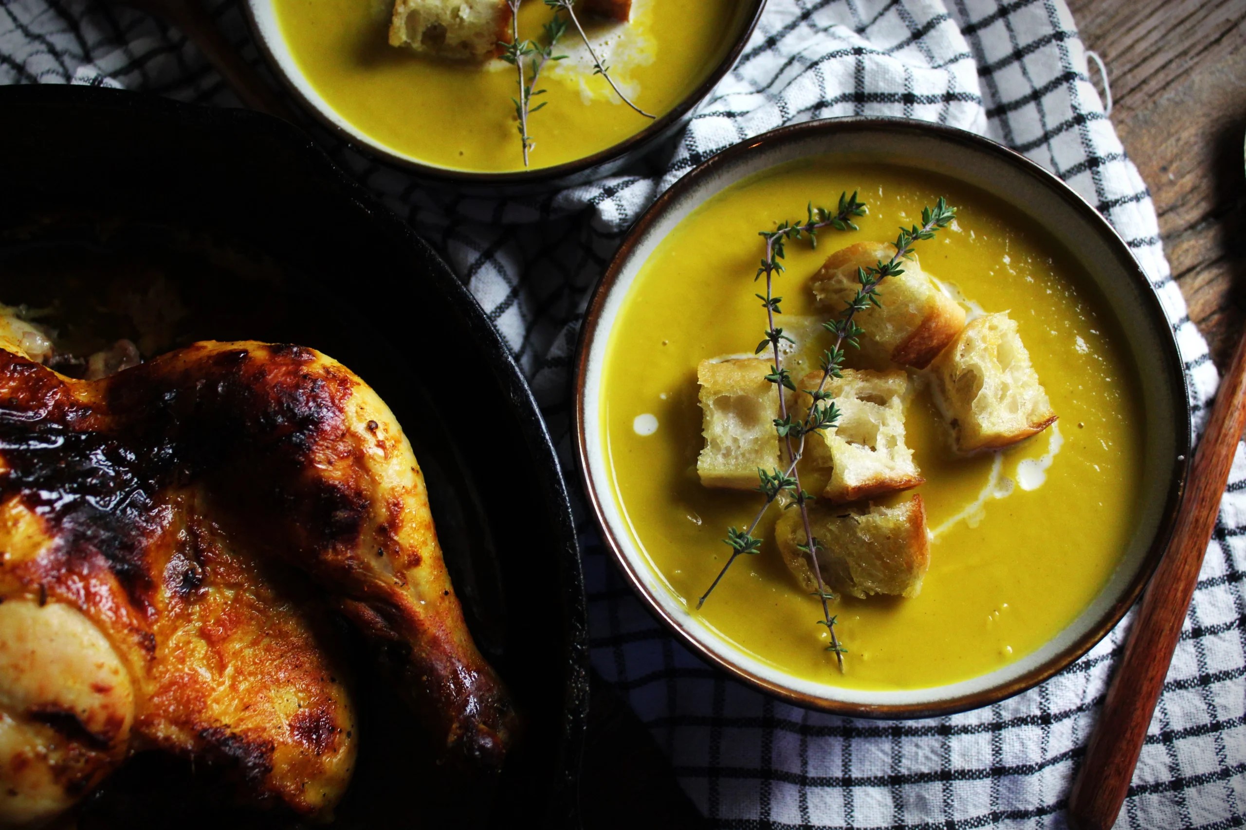 Roasted Parsnip Soup Sow The Table