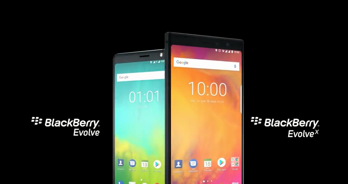 BlackBerry Evolve and Evolve X Bigger screen with larger batteries