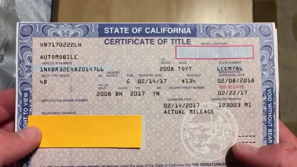 Cómo LLENAR un Título de un Carro para Venderlo en USA?