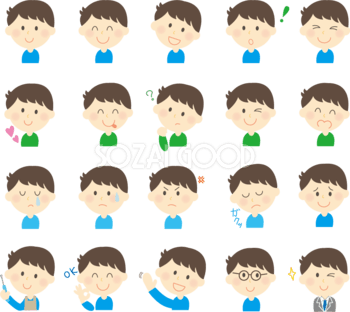 フリーイラスト] 12人の女性のセットでアハ体験 - Gahag | 著作権フリー写真・イラスト素材集 人物イラスト 無料フリー | 素材Good