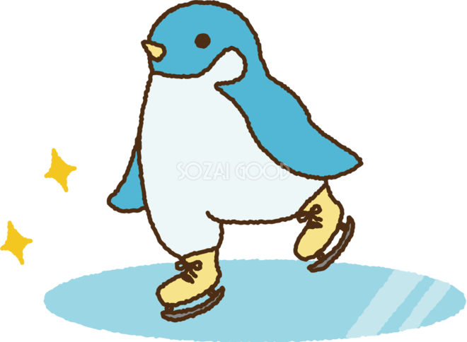 スケートのイラスト「男の子」 | かわいいフリー素材集 いらすとや 無料イラスト冬 かわいいペンギンがアイススケート35280 | 素材Good