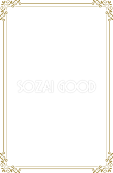 Powerpointで使える飾り枠（フレーム）素材集A4用21選 | Ppdtp 縦フレーム枠イラスト無料フリー | 素材Good