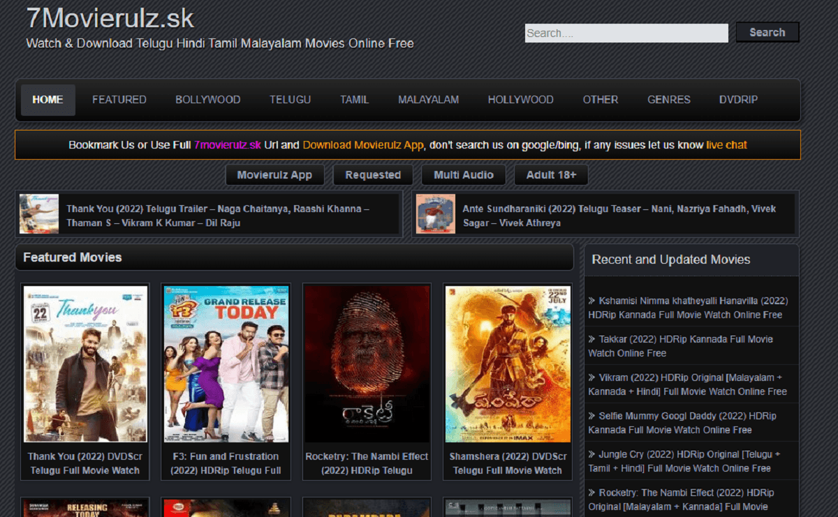 Movierulz 2022 Download HD Tamil Movies Exam Alert