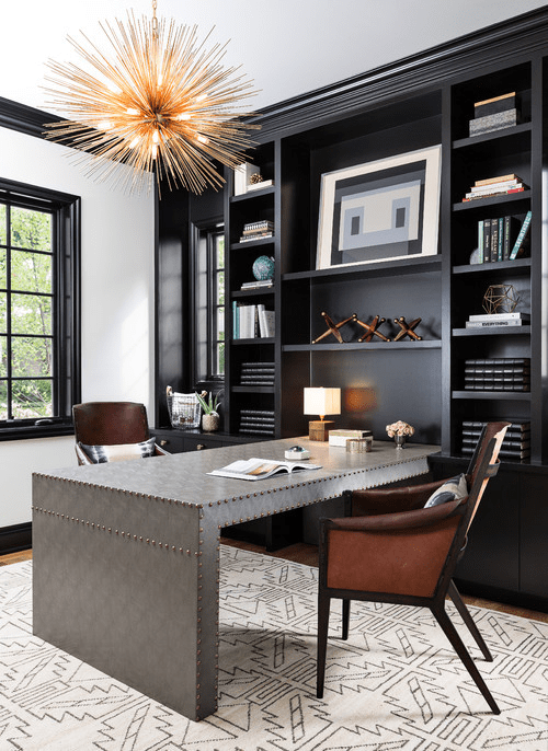 20 Dark & Moody Office Design That Looks Calming