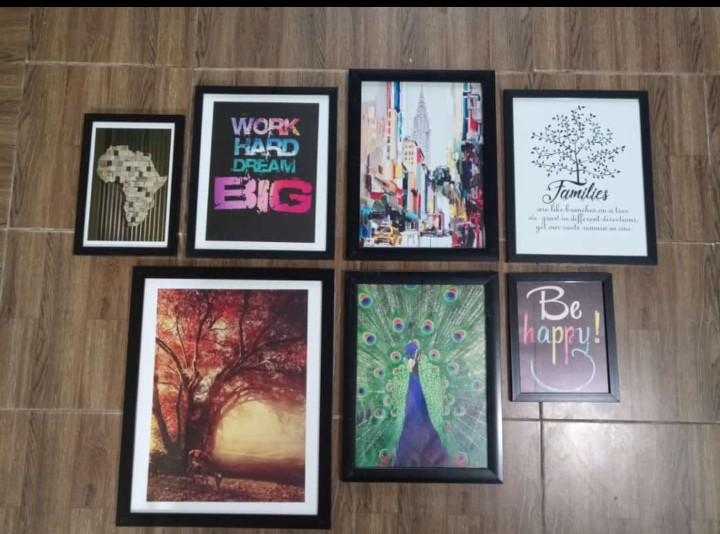 All Picture Frames Sizes in Nigeria (With or Without Glass) StockFrames