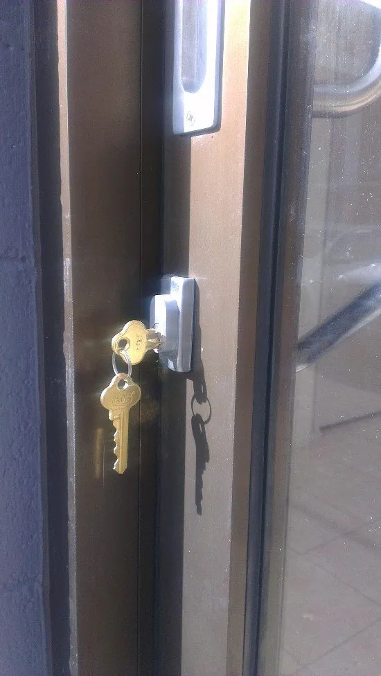 Aluminium Door Lock Brisbane Repairs KGB Security