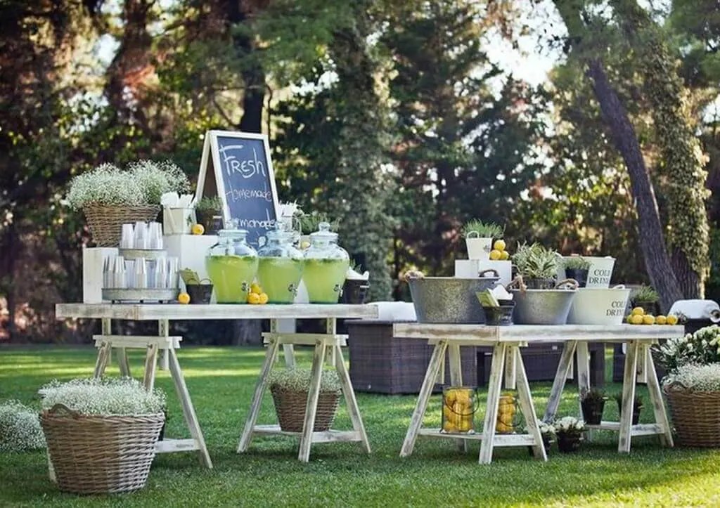 Space Planning for Outdoor Entertaining Centre Staged