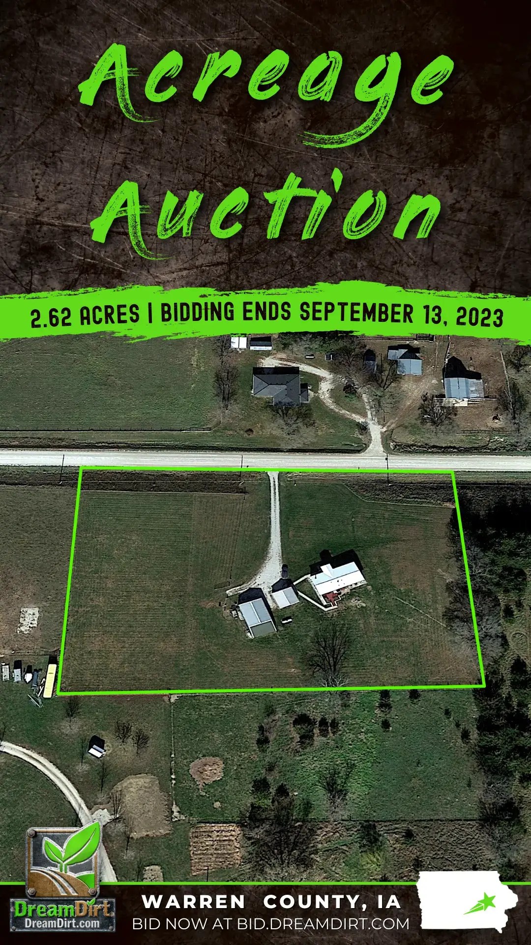 3 Bedroom 1 Bath Acreage on 2.62 Acres in New Virginia, Iowa