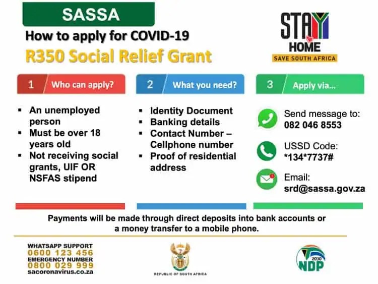 SASSA STATUS CHECK For R350 Payment Dates For 2022