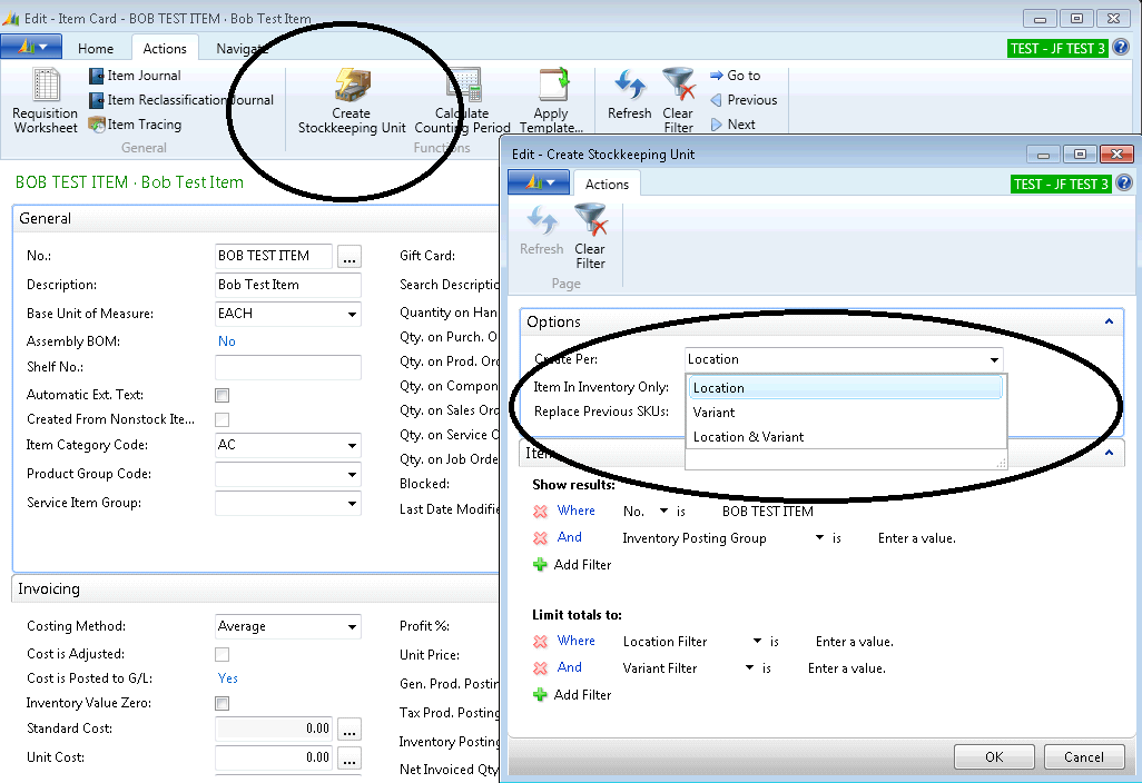 Stockkeeping Units (SKUs) in Microsoft Dynamics NAV ArcherPoint