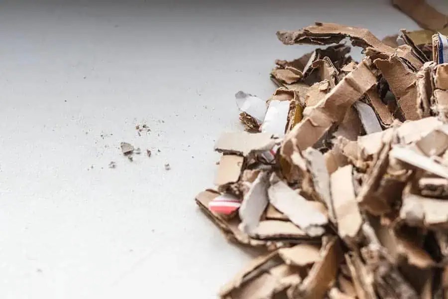 Types of shredded cardboard packaging material