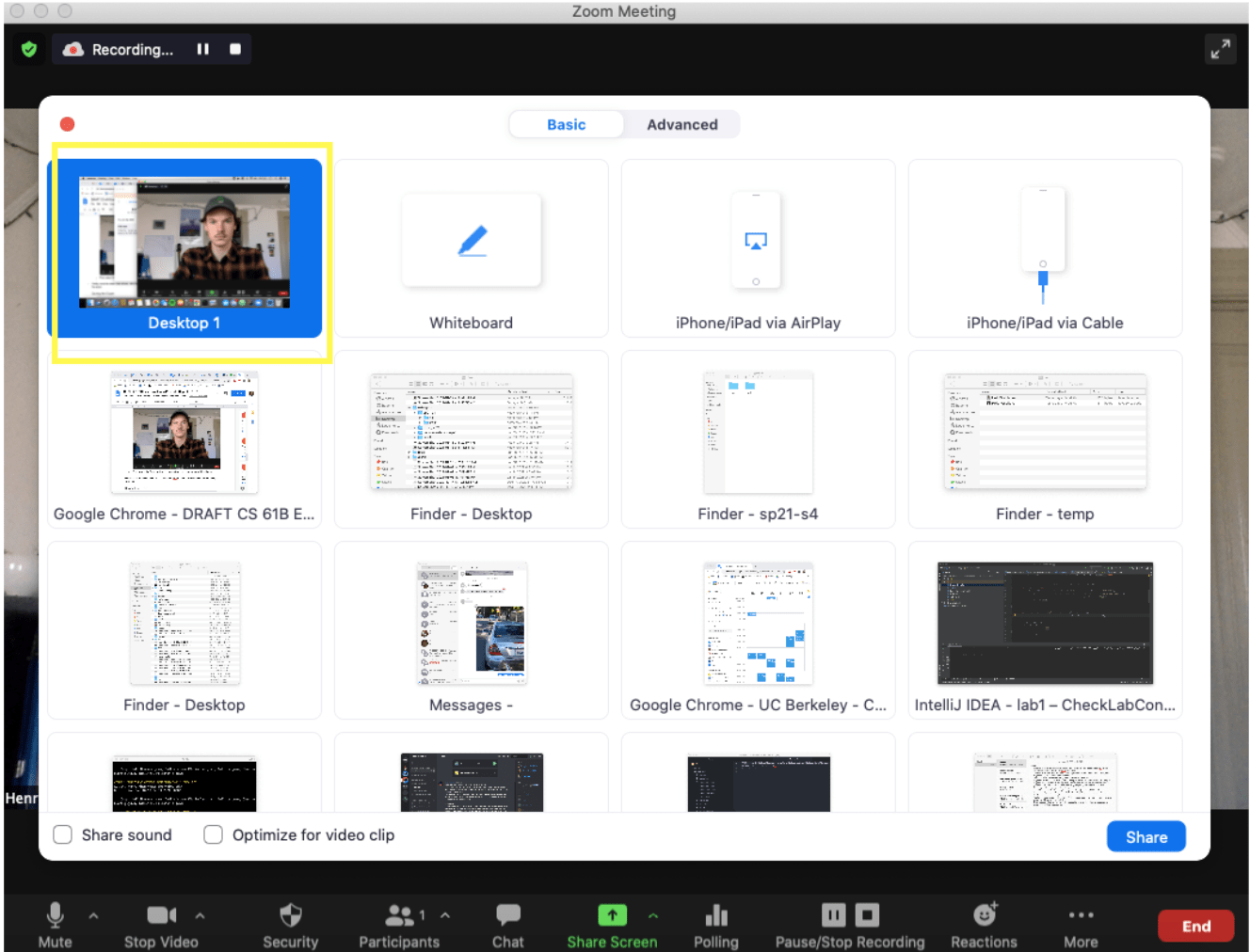 CS 61B Zoom Proctoring Policy CS 61B Spring 2021