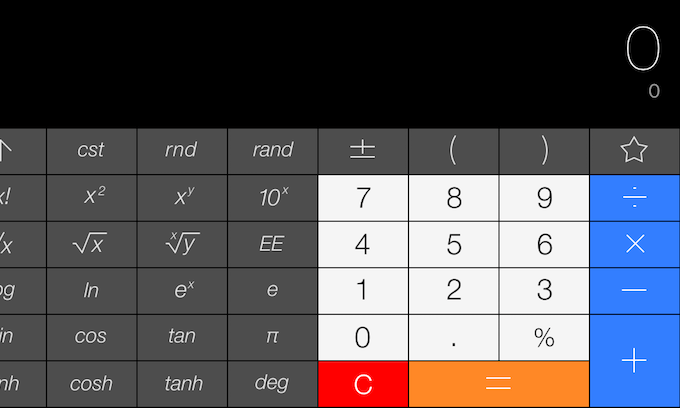 Calcbot iPhone/iPad向け無料の広告なし電卓アプリ! 多機能なiOS向け計算機の使い方